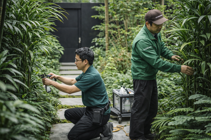 植物の配置・メンテナンス