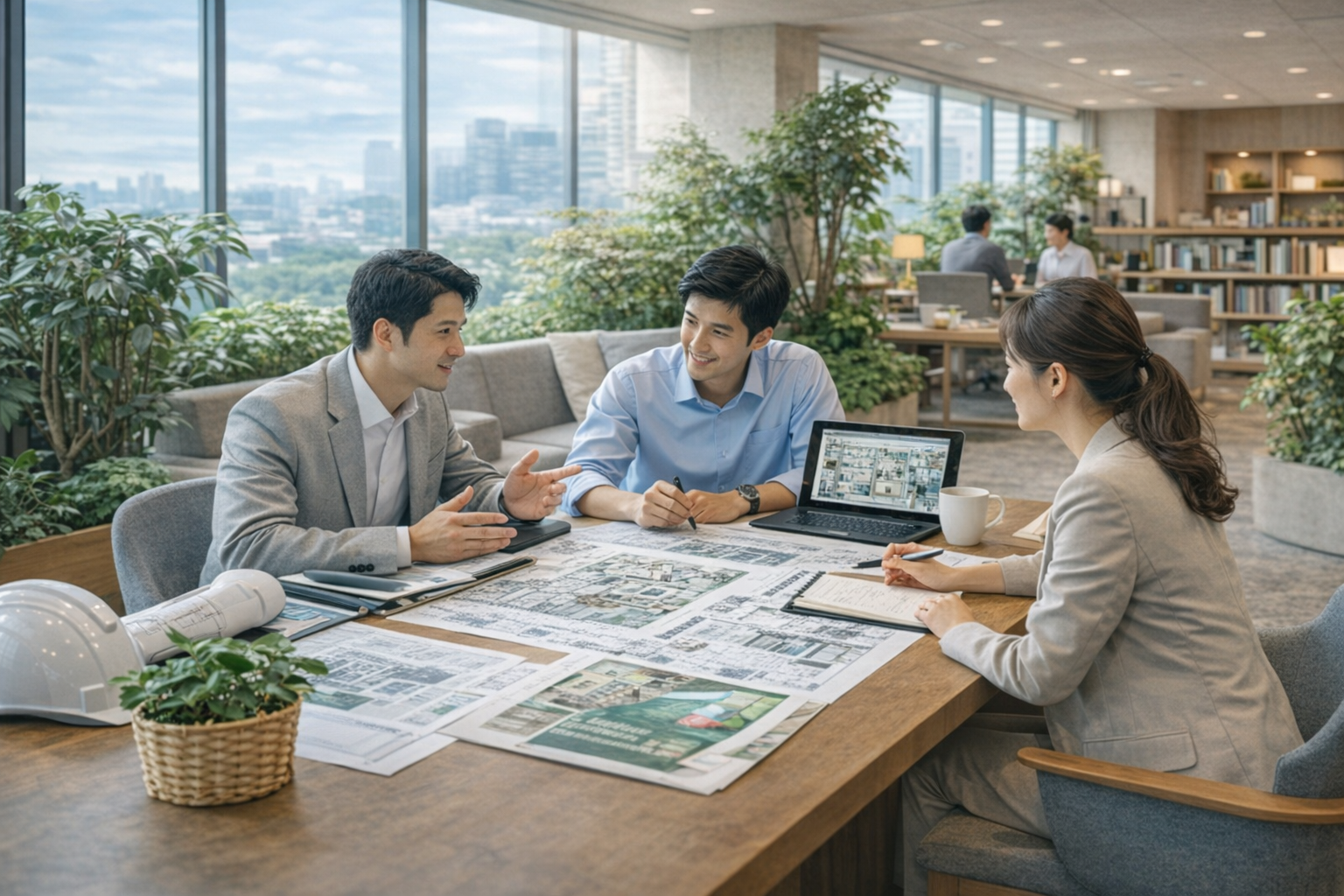 内装打ち合わせ